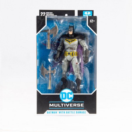 Figura DC Articulada Multiverse Batman with Battle Damage