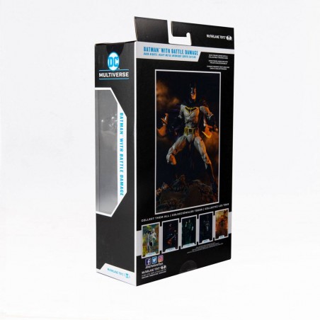 Figura DC Articulada Multiverse Batman with Battle Damage