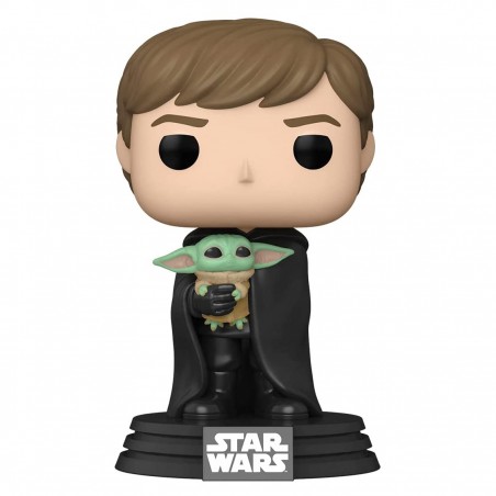 Funko Pop The Mandalorian Luke con the child