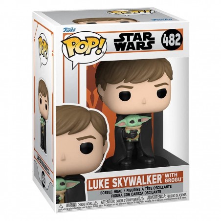 Funko Pop The Mandalorian Luke con the child