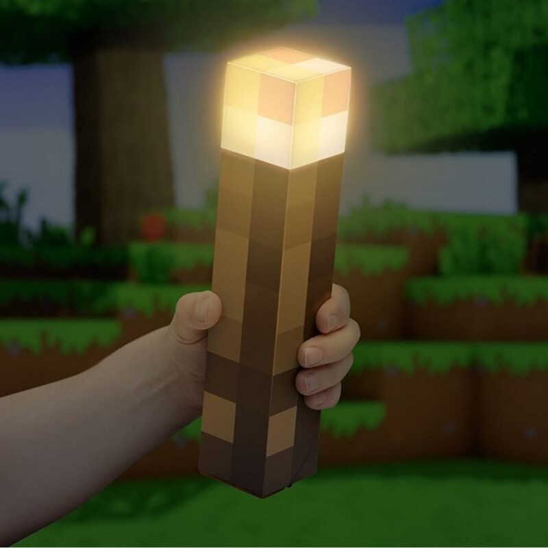 Lámpara Paladone Minecraft Antorcha