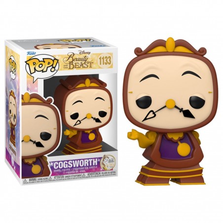 Funko POP Disney Bella y Bestia Cogsworth
