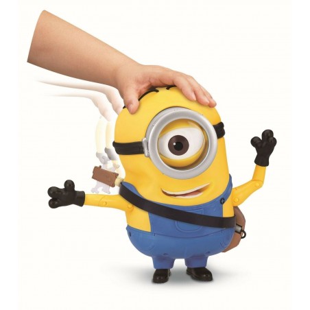 Minion Stuart Hablando con Guitarra