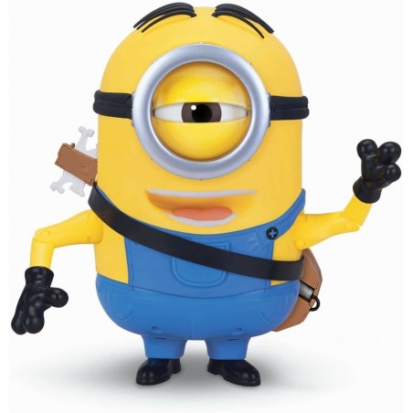 Minion Stuart Hablando con Guitarra