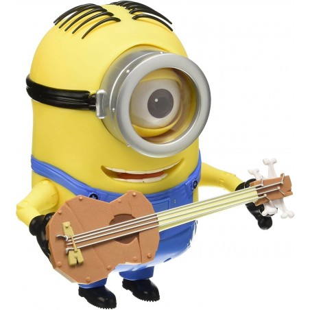Minion Stuart Hablando con Guitarra