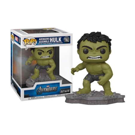 Funko POP Deluxe Marvel Los Vengadores Avengers Hulk Assemble
