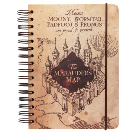 Cuaderno A5 Mapa del Merodeador