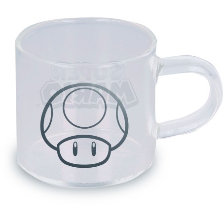 Set 4 Tazas Cristal Expresso Super Mario