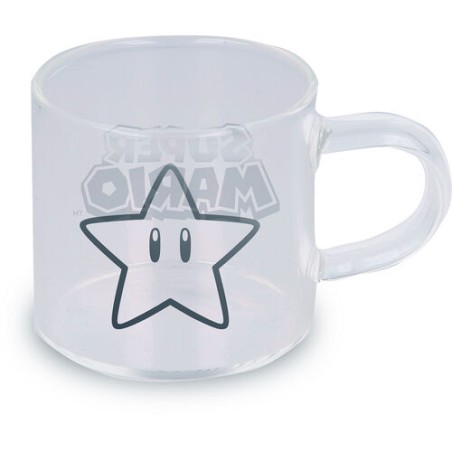 Set 4 Tazas Cristal Expresso Super Mario