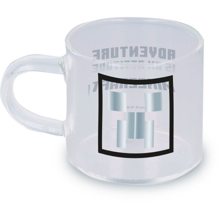 Set 4 Tazas Cristal Expresso Minecraft