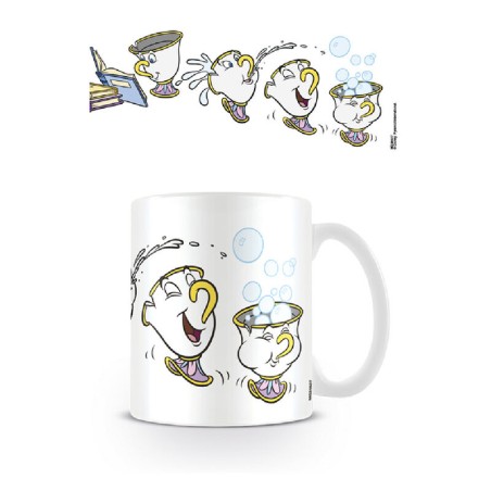 Taza Desayuno La Bella y la Bestia Chip Juguetón