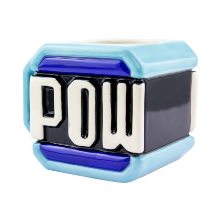 Taza 3D Paladone Super Mario Bloque Pow 330ML