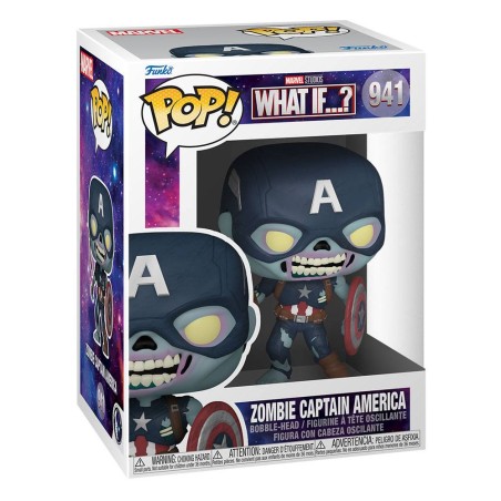 Funko POP Marvel What If...? Zombie Capitan America 941