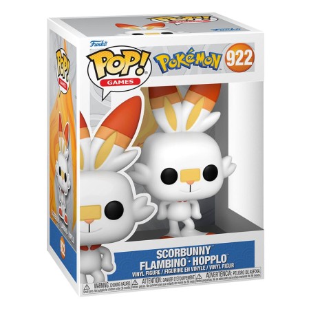 Funko POP Games Pokemon Scorbunny 922