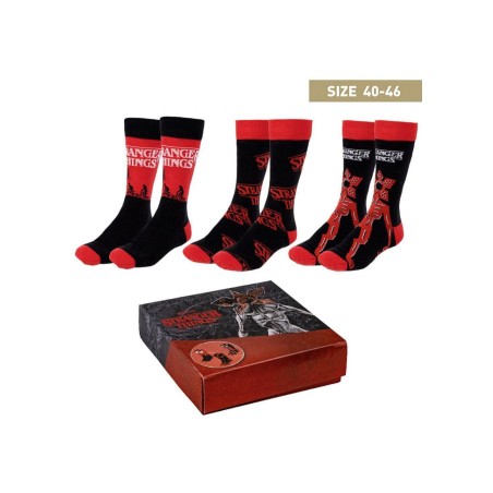 Pack 3 Calcetines Stranger Things hombre