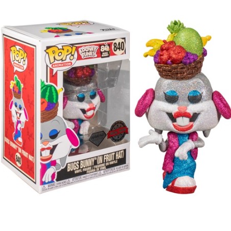 Funko POP Looney Tunes Bugs Bunny (in fruit hat) Diamond Collection Special Edition 840