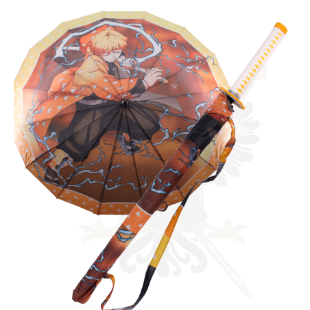 Paraguas Katana Demon Slayer Kimetsu No Yaiba Agatsuma Zenitsu
