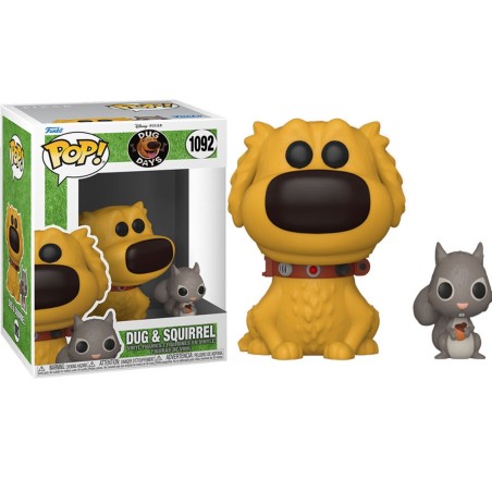 Funko POP Disney Pixar Up Dug & Ardilla 1092