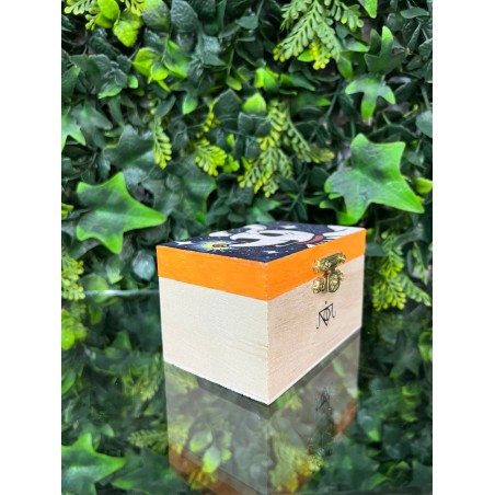 Caja Pequeña Madera Pintada a Mano Zero Pesadilla antes de Navidad