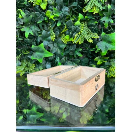 Caja Pequeña Madera Pintada a Mano Kurama Naruto