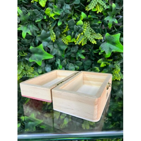 Caja Pequeña Madera Pintada a Mano Pochita de Chainsaw Man