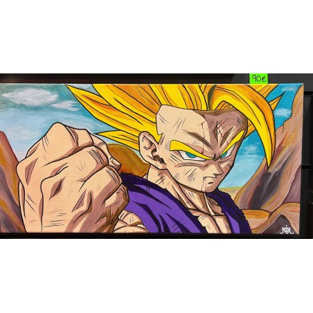 Cuadro Lienzo de Gohan Super Saiyan Dragon Ball