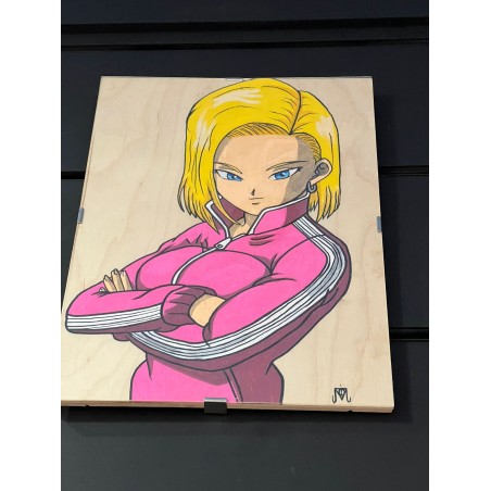 Cuadro de Madera Dragon  Ball C-18