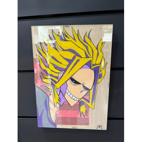 Cuadro Madera My Hero Academia All Might