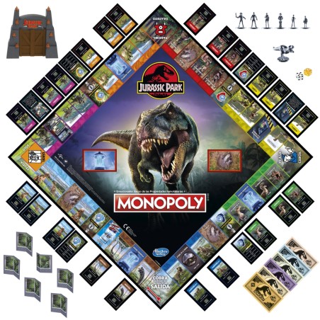 Juego de Mesa Monopoly Jurassic Park