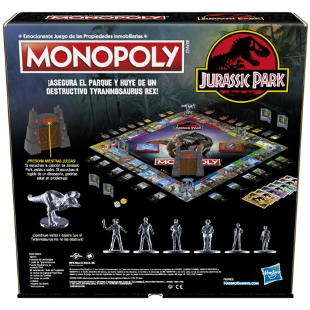 Juego de Mesa Monopoly Jurassic Park