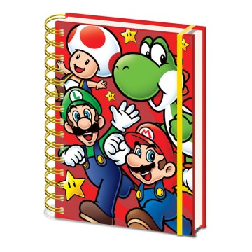 Cuaderno A5 Super Mario