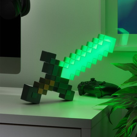 Lámpara Espada de Diamante Minecraft
