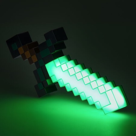 Lámpara Espada de Diamante Minecraft