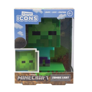 Lámpara Icons Zombie Minecraft