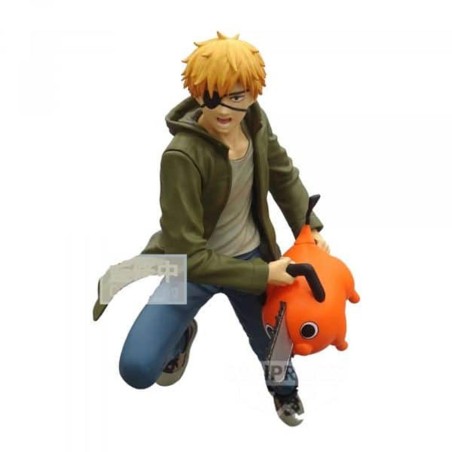 Figura Banpresto Chainsaw Man Vibration Stars Denji  y Pochita