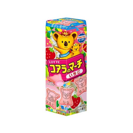 Galletas Lotte Koala con Crema de Fresa