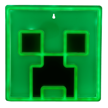 Lámpara Led Neón Minecraft Creeper