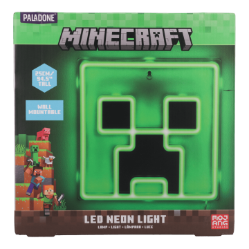 Lámpara Led Neón Minecraft...