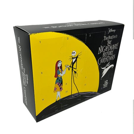 Calendario Adviento De Calcetines Pesadilla Antes de Navidad Jack y Sally