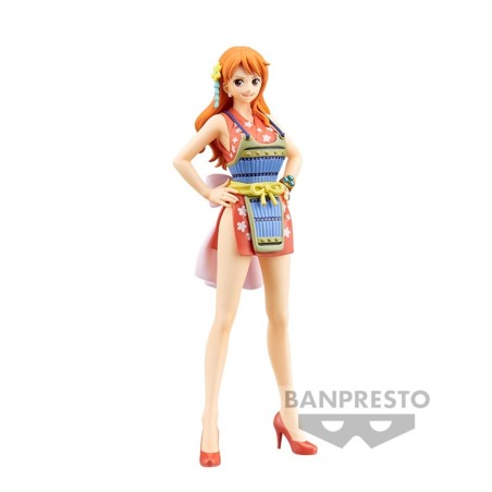 Figura Banpresto One Piece DXF The Grandline Nami Wanokuni