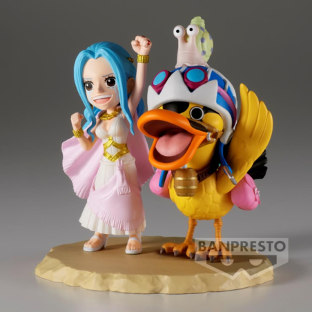 Figura banpresto One Piece Log Stories Vivi Y Karoo