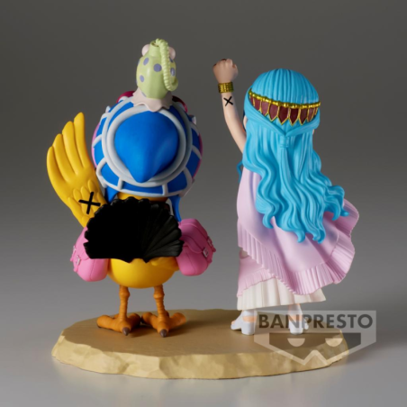 Figura banpresto One Piece Log Stories Vivi Y Karoo