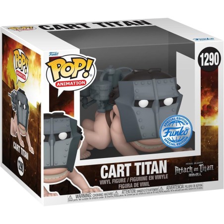 Funko Pop Exclusivo Attack On Tintan Cart Titan