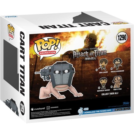 Funko Pop Exclusivo Attack On Tintan Cart Titan