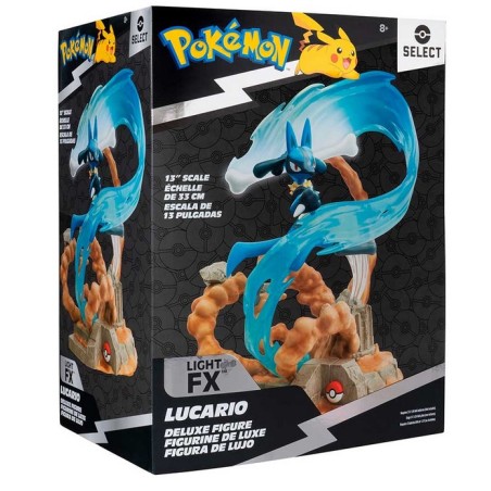 Figura Deluxe Pokemon Lucario Con Luz