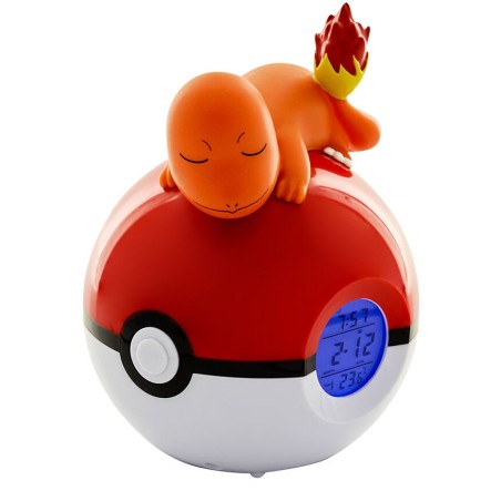 Lámpara Reloj Despertador Pokemon Charmander