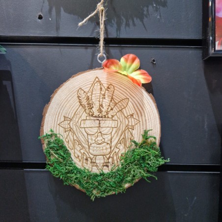 Tronco madera personalizado pequeño