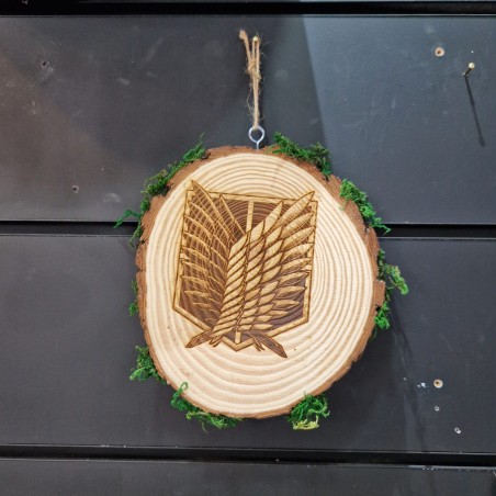 Tronco madera personalizado mediano