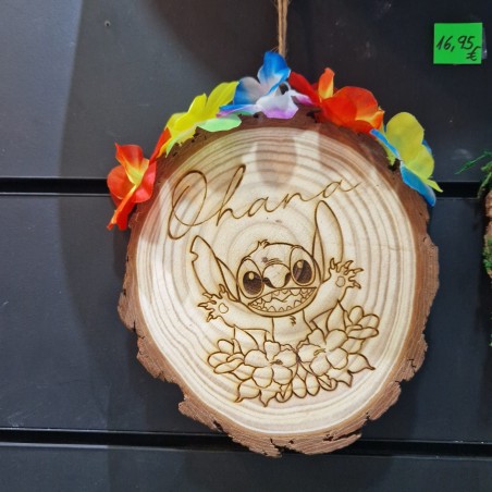 Tronco madera personalizado mediano