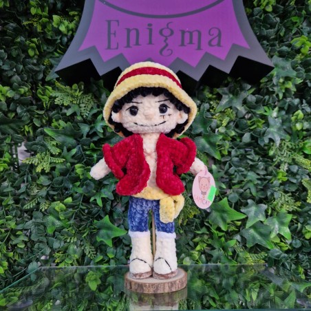 Amigurumi Lana Gruesa One Piece Luffy